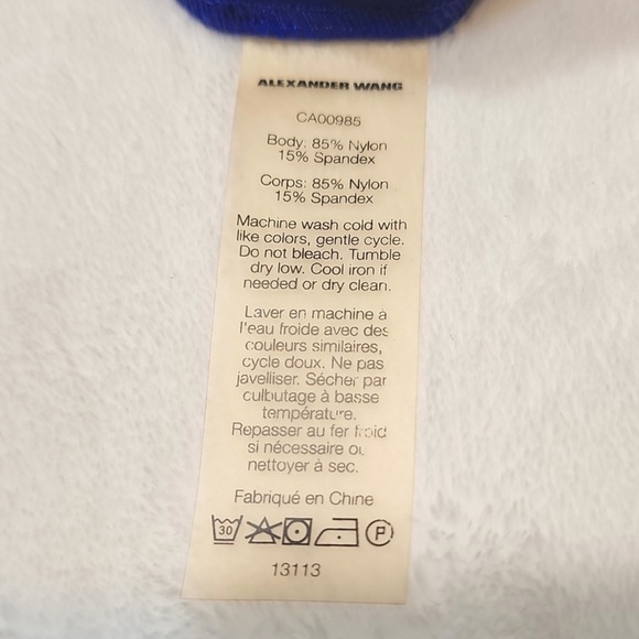 Alexander Wang Blue Fitted Mini Skirt - Picture 8 of 8